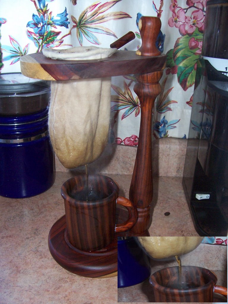 Vintage Chorreador Traditional Costa Rican Drip Coffee Maker